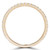 Round Lab Created Diamond 3/4 Way Semi-Eternity Wedding Band Ring in Yellow Gold (MVSXB1073-Y)