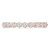 Round Lab Created Diamond 3/4 Way Semi-Eternity Wedding Band Ring in Rose Gold (MVSXB1079-R)