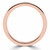 Round Lab Created Diamond Channel Set Semi-Eternity Wedding Band Ring in Rose Gold (MVSXB1081-R)