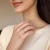 Round Lab Created Diamond 3/4 Way Semi-Eternity Wedding Band Ring in Rose Gold (MVSXB1082-R)