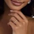 Round Lab Created Diamond 3/4 Way Semi-Eternity Wedding Band Ring in White Gold (MVSXB1090-W)