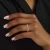 Round Lab Created Diamond 3/4 Way Semi-Eternity Wedding Band Ring in Rose Gold (MVSXB1092-R)
