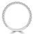 Round Diamond 3/4 Way Semi-Eternity Wedding Band Ring in White Gold (MVSXB1092-W)