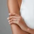 Round Lab Created Diamond Five-stone Shared Prong Semi-Eternity Wedding Band Ring in White Gold (MVSXB1097-W)