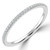 Round Diamond Semi-Eternity Wedding Band Ring in White Gold (MVSXB1098-W)