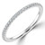 Round Diamond 3/4 Way Semi-Eternity Wedding Band Ring in White Gold (MVSXB1099-W)
