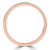 Round Diamond Semi-Eternity Wedding Band Ring in Rose Gold (MVSXB1100-R)