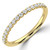 Round Diamond Semi-Eternity Wedding Band Ring in Yellow Gold (MVSXB1107-Y)