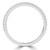 Round Diamond 3/4 Way Shared Prong Semi-Eternity Wedding Band Ring in White Gold (MVSXB1108-W)