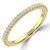 Round Diamond 3/4 Way Shared Prong Semi-Eternity Wedding Band Ring in Yellow Gold (MVSXB1108-Y)