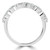Marquise Diamond Semi-Eternity Wedding Band Ring in White Gold with Alternating Marquise and Round Diamonds (MVSXB1111-W)