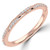 Round Diamond Twisted Semi-Eternity Wedding Band Ring in Rose Gold (MVSXB1114-R)