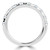 Round Diamond Semi-Eternity Wedding Band Ring in White Gold (MVSXB1116-W)