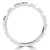 Baguette Diamond 3/4 Way East-West Set Semi-Eternity Wedding Band Ring in White Gold (MVSXB1121-W)