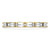 Baguette Diamond 3/4 Way East-West Set Semi-Eternity Wedding Band Ring in Yellow Gold (MVSXB1121-Y)