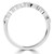Marquise Diamond Shared Prong Semi-Eternity Wedding Band Ring in White Gold Alternating Marquise & Round Set Diamonds (MVSXB1124-W)