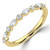 Marquise Diamond Shared Prong Semi-Eternity Wedding Band Ring in Yellow Gold Alternating Marquise & Round Set Diamonds (MVSXB1124-Y)