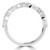 Marquise Diamond Shared Prong Semi-Eternity Wedding Band Ring in White Gold Alternating Marquise & Round Set Diamonds (MVSXB1125-W)