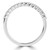 Round Diamond Shared Prong Semi-Eternity Wedding Band Ring in White Gold (MVSXB1127-W)