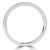 Round Diamond Three-row Dome Pave Semi-Eternity Wedding Band Ring in White Gold (MVSXB1128-W)