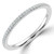 Round Diamond Semi-Eternity Wedding Band Ring in White Gold (MVSXB1131-W)