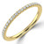Round Diamond Semi-Eternity Wedding Band Ring in Yellow Gold (MVSXB1132-Y)