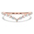 Marquise Diamond Tiara Semi-Eternity Wedding Band Ring in Rose Gold Alternating Marquise & Round Set Diamonds (MVSXB1134-R)