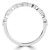 Marquise Diamond Tiara Semi-Eternity Wedding Band Ring in White Gold Alternating Marquise & Round Set Diamonds (MVSXB1134-W)