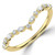 Marquise Diamond Tiara Semi-Eternity Wedding Band Ring in Yellow Gold Alternating Marquise & Round Set Diamonds (MVSXB1134-Y)