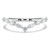 Marquise Diamond Tiara Semi-Eternity Wedding Band Ring in White Gold Alternating Marquise & Round Set Diamonds (MVSXB1135-W)