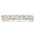 Round Diamond Shared Prong Seven-Stone Anniversary Wedding Band Ring in Yellow Gold (MDR260012)