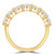 Round Diamond Shared Prong Seven-Stone Anniversary Wedding Band Ring in Yellow Gold (MDR260012)