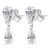 Pear Diamond Drop/Dangle Earrings in White Gold (MDR260033)