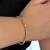 Diamond 5-Stone Shape Tennis Bracelet in White Gold (MDR260035)