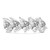 Pear Diamond Shared-Prong Five-Stone Anniversary Wedding Band Ring in White Gold (MDR260054)