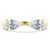 Pear Diamond Duo Pear Toi et Moi Engagement Ring in Yellow Gold (MDR260057)