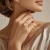 Full Eternity Oval Diamond Anniversary Wedding Band Ring in Rose Gold (MVSAR1026-R)