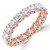 Full Eternity Round Diamond Anniversary Wedding Band Ring in Rose Gold (MVSAR1029-R)