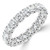 Full Eternity Round Diamond Anniversary Wedding Band Ring in White Gold (MVSAR1029-W)