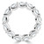 Full Eternity Round Diamond Anniversary Wedding Band Ring in White Gold (MVSAR1031-W)