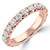 Full Eternity Round Diamond Anniversary Wedding Band Ring in Rose Gold (MVSAR1040-R)