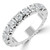 Full Eternity Round Diamond Anniversary Wedding Band Ring in White Gold (MVSAR1041-W)
