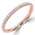 Full Eternity Round Diamond Anniversary Wedding Band Ring in Rose Gold (MVSAR1045-R)