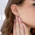 Round Diamond 3-Prong Single Mens Martini Stud Earring in Rose Gold with Screwback (MVSE3004-R)