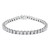 Round Diamond 4-Prong Tennis Bracelet in White Gold (MVSTB001-W)