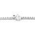 Round Diamond 4-Prong Tennis Necklace in White Gold (MVSTN001-W)