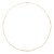 Oval Disc Necklace in  Yellow Gold (MDR210187)