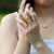 Round Diamond Semi-Eternity Wedding Band Ring in Yellow Gold (MVSXB0049-Y)