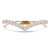 Round Diamond Chevron Semi-Eternity Wedding Band Ring in Yellow Gold (MVSXB0068-Y)