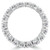 Full Eternity Round Diamond Anniversary Wedding Band Ring in White Gold (MVSAR1002-W)